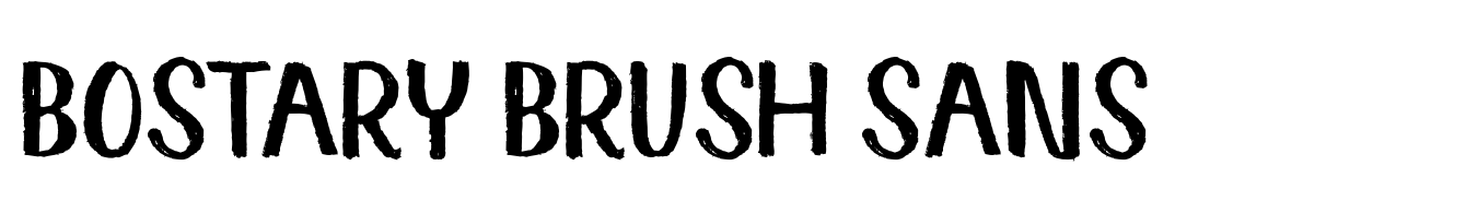 Bostary Brush Sans